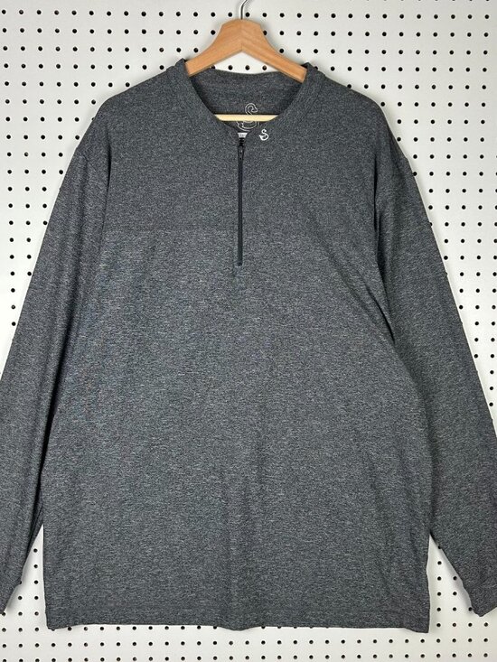 Swannies Other - Swannies Taylor 1/4 Zip Golf Pullover Men XXL Gray Golf Long Sleeve Blade Collar
